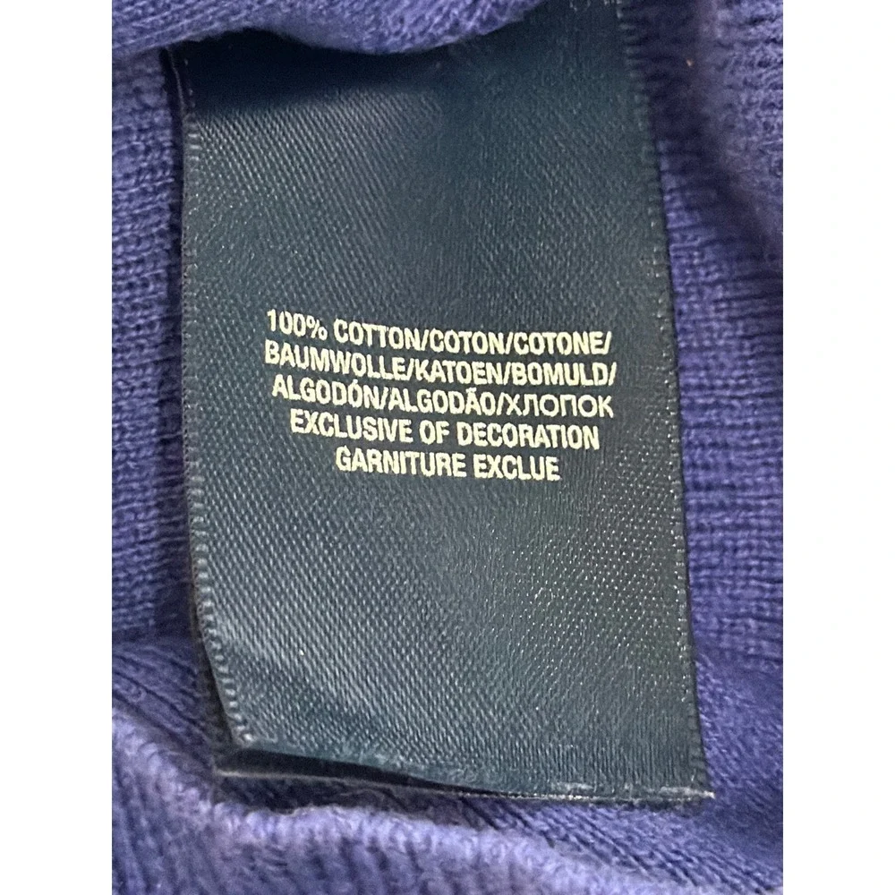 Vintage‎ Polo Ralph Lauren Sweater Vest Toddler 24M Blue V-Neck Cotton Knit Pony